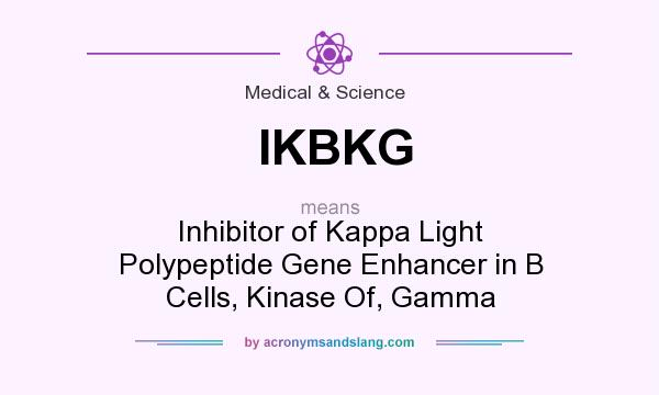 What does IKBKG mean? It stands for Inhibitor of Kappa Light Polypeptide Gene Enhancer in B Cells, Kinase Of, Gamma