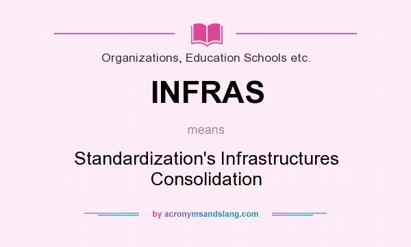 What does INFRAS mean? It stands for Standardization`s Infrastructures Consolidation