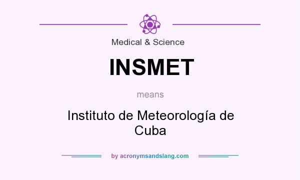 What does INSMET mean? It stands for Instituto de Meteorología de Cuba