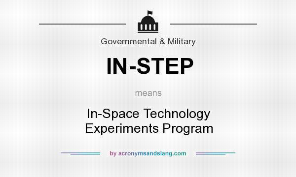 What does IN-STEP mean? It stands for In-Space Technology Experiments Program