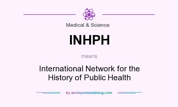 What does INHPH mean? It stands for International Network for the History of Public Health