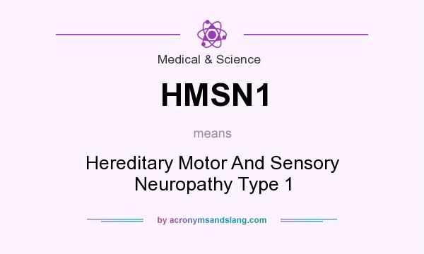 What does HMSN1 mean? It stands for Hereditary Motor And Sensory Neuropathy Type 1