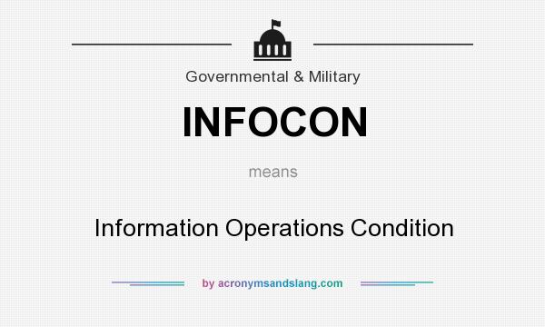 What does INFOCON mean? It stands for Information Operations Condition
