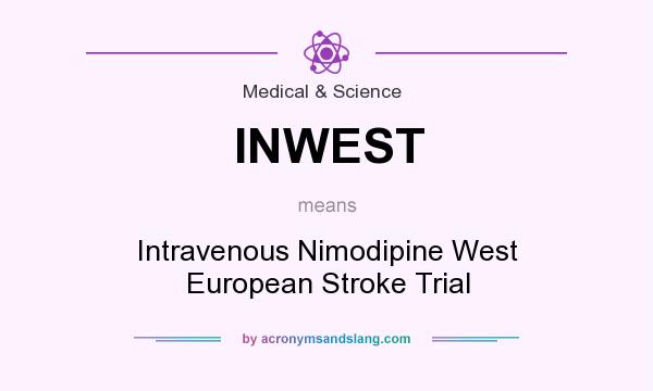 What does INWEST mean? It stands for Intravenous Nimodipine West European Stroke Trial