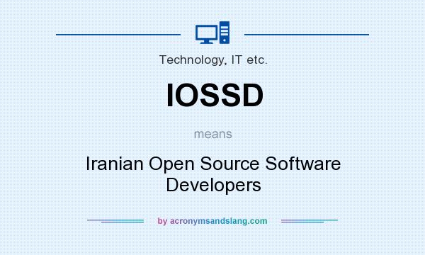 What does IOSSD mean? It stands for Iranian Open Source Software Developers