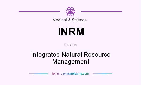 What does INRM mean? It stands for Integrated Natural Resource Management