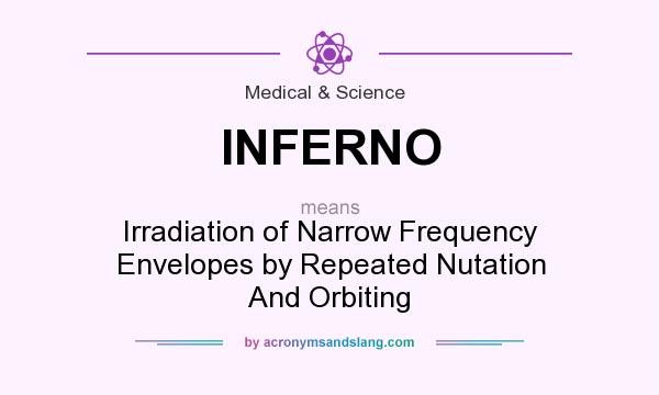 What does INFERNO mean? It stands for Irradiation of Narrow Frequency Envelopes by Repeated Nutation And Orbiting