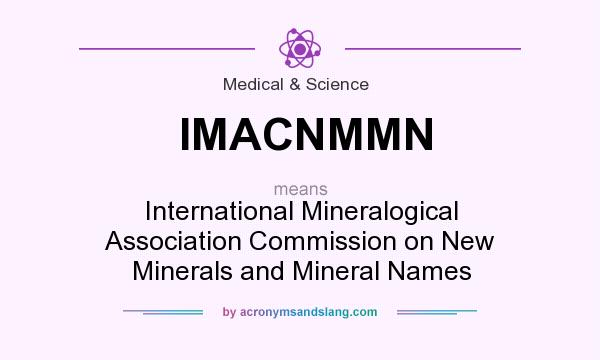What does IMACNMMN mean? It stands for International Mineralogical Association Commission on New Minerals and Mineral Names