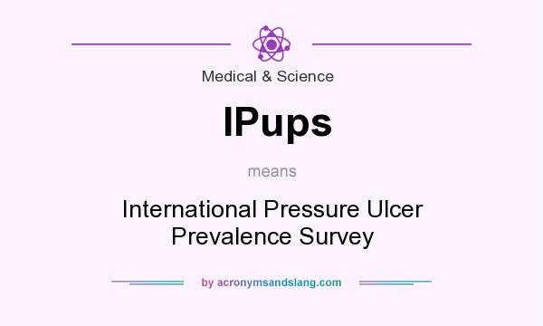 What does IPups mean? It stands for International Pressure Ulcer Prevalence Survey
