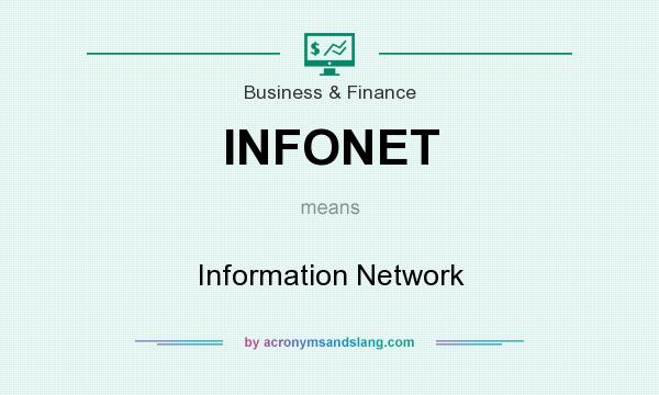 What does INFONET mean? It stands for Information Network