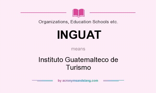 What does INGUAT mean? It stands for Instituto Guatemalteco de Turismo