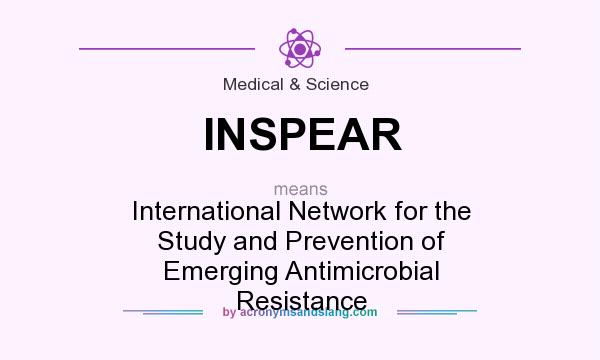 What does INSPEAR mean? It stands for International Network for the Study and Prevention of Emerging Antimicrobial Resistance