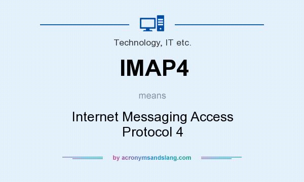 What does IMAP4 mean? It stands for Internet Messaging Access Protocol 4