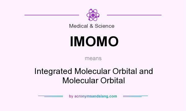 What does IMOMO mean? It stands for Integrated Molecular Orbital and Molecular Orbital