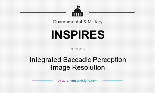 What does INSPIRES mean? It stands for Integrated Saccadic Perception Image Resolution