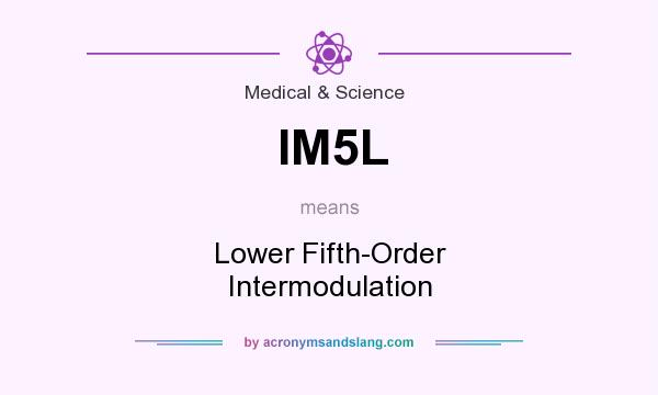 What does IM5L mean? It stands for Lower Fifth-Order Intermodulation
