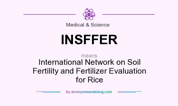 What does INSFFER mean? It stands for International Network on Soil Fertility and Fertilizer Evaluation for Rice