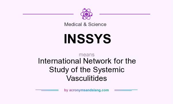 What does INSSYS mean? It stands for International Network for the Study of the Systemic Vasculitides