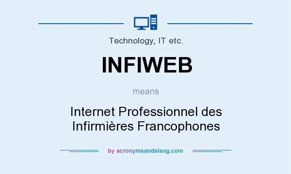 What does INFIWEB mean? It stands for Internet Professionnel des Infirmières Francophones