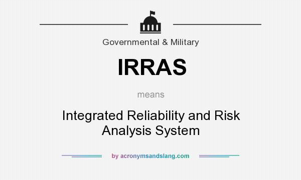 What does IRRAS mean? It stands for Integrated Reliability and Risk Analysis System