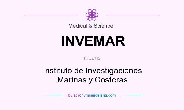 What does INVEMAR mean? It stands for Instituto de Investigaciones Marinas y Costeras