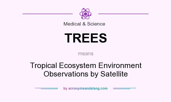 What does TREES mean? It stands for Tropical Ecosystem Environment Observations by Satellite