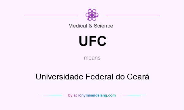 What does UFC mean? It stands for Universidade Federal do Ceará