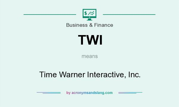 What does TWI mean? It stands for Time Warner Interactive, Inc.