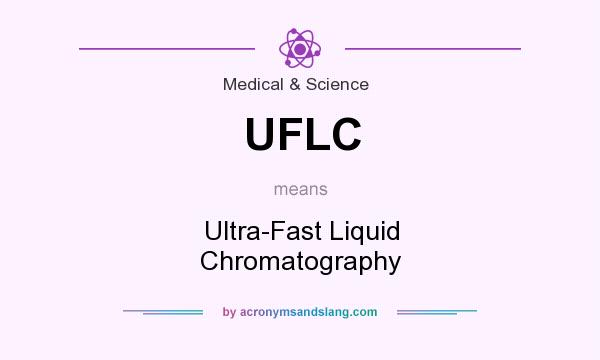 What does UFLC mean? It stands for Ultra-Fast Liquid Chromatography