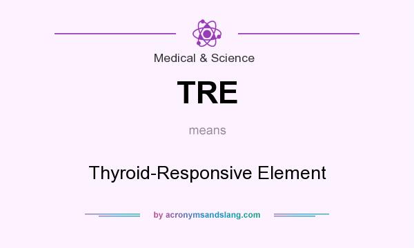 What does TRE mean? It stands for Thyroid-Responsive Element