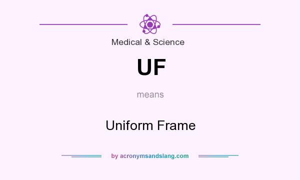What does UF mean? It stands for Uniform Frame