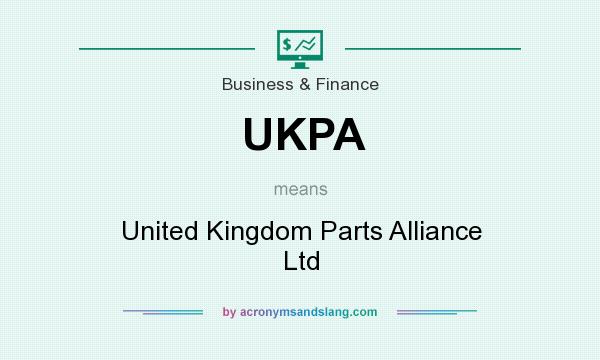 What does UKPA mean? It stands for United Kingdom Parts Alliance Ltd