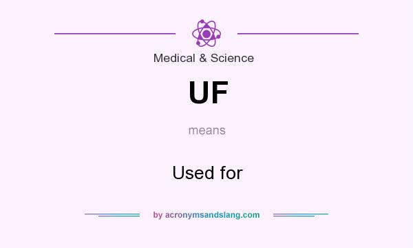 What does UF mean? It stands for Used for