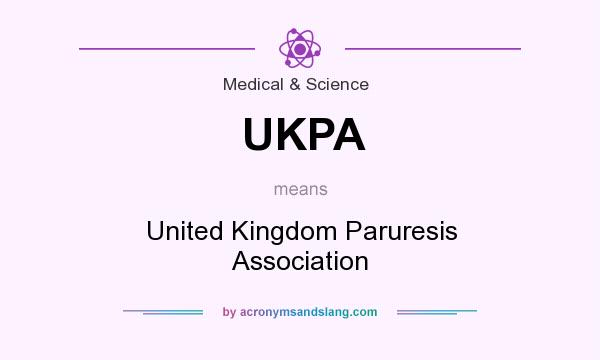 What does UKPA mean? It stands for United Kingdom Paruresis Association