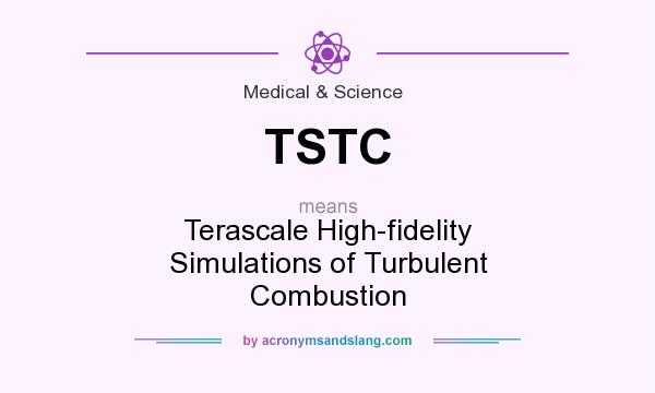 What does TSTC mean? It stands for Terascale High-fidelity Simulations of Turbulent Combustion