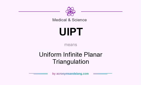 What does UIPT mean? It stands for Uniform Infinite Planar Triangulation