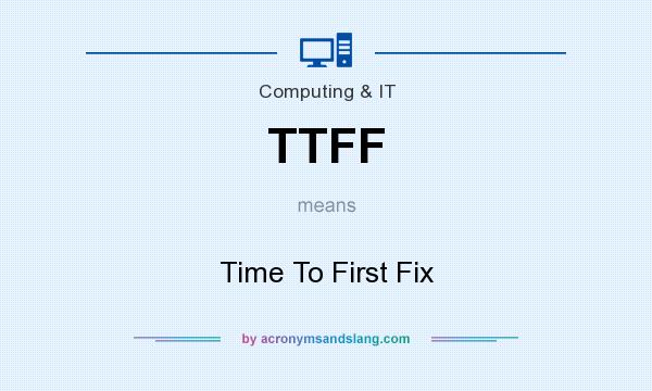 What does TTFF mean? It stands for Time To First Fix