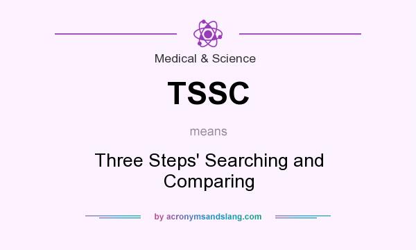 What does TSSC mean? It stands for Three Steps` Searching and Comparing