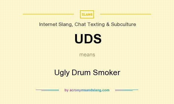 What does UDS mean? It stands for Ugly Drum Smoker