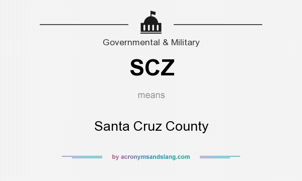 What does SCZ mean? It stands for Santa Cruz County