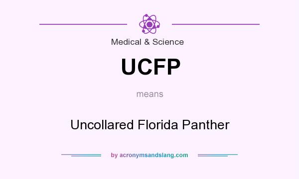 What does UCFP mean? It stands for Uncollared Florida Panther