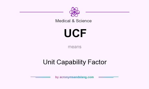 What does UCF mean? It stands for Unit Capability Factor