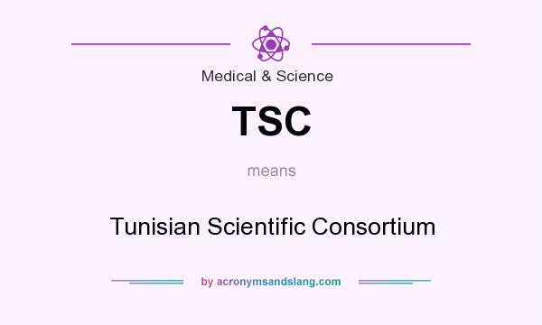 What does TSC mean? It stands for Tunisian Scientific Consortium