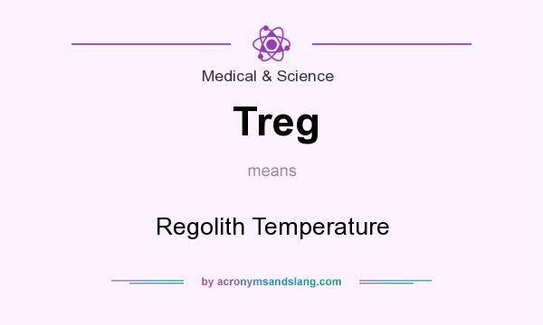 What does Treg mean? It stands for Regolith Temperature
