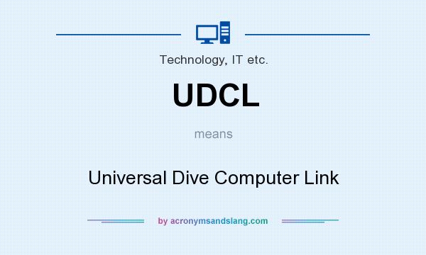 What does UDCL mean? It stands for Universal Dive Computer Link