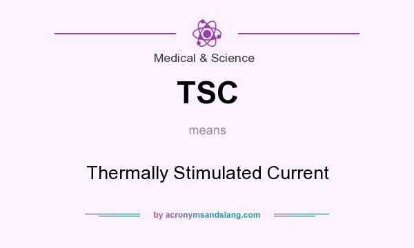 What does TSC mean? It stands for Thermally Stimulated Current