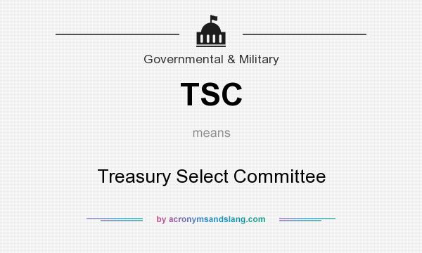 What does TSC mean? It stands for Treasury Select Committee