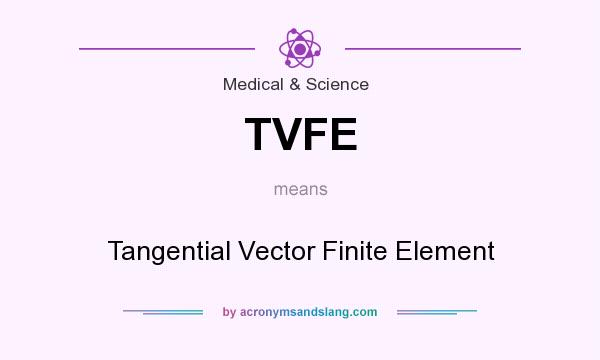 What does TVFE mean? It stands for Tangential Vector Finite Element