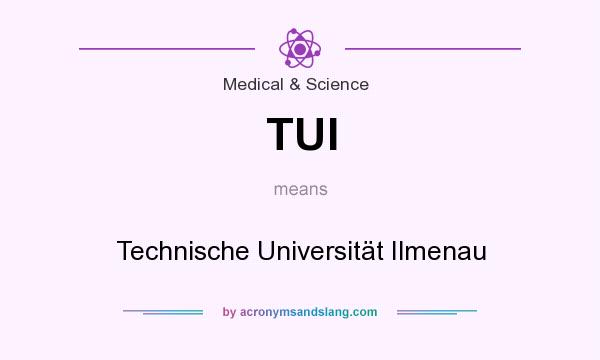 What does TUI mean? It stands for Technische Universität Ilmenau