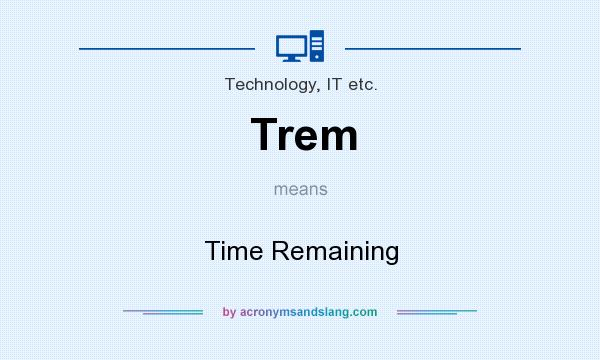 What does Trem mean? It stands for Time Remaining